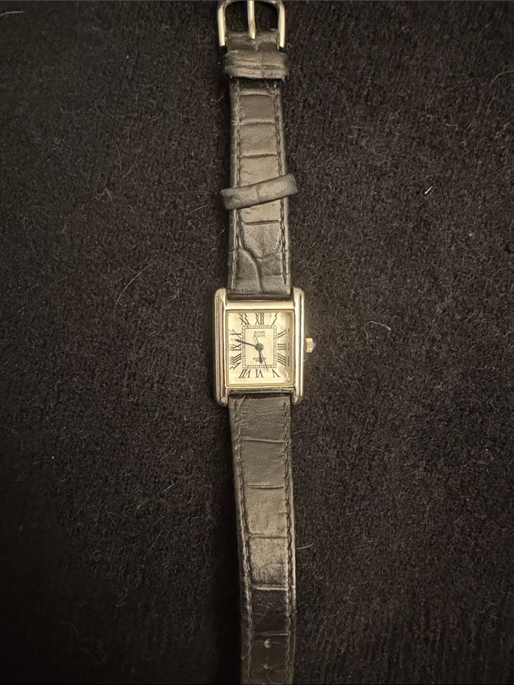 Classic Black Leather Strap by Anne Kline